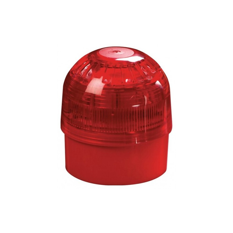 Sirene interior/exterior (100/92dB) analógica vermelha com flash XP95