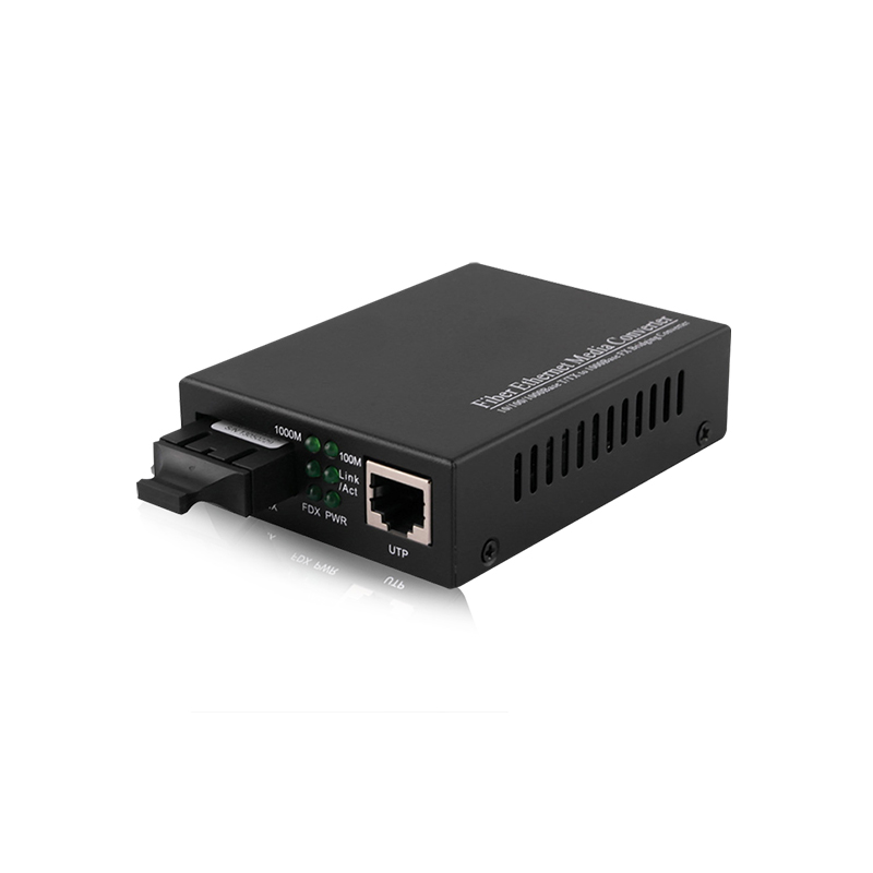 Media Converter 1x Ethernet RJ45 - 2x SC Tx/Rx<br>Gigabit 2FO Multimodo 2km