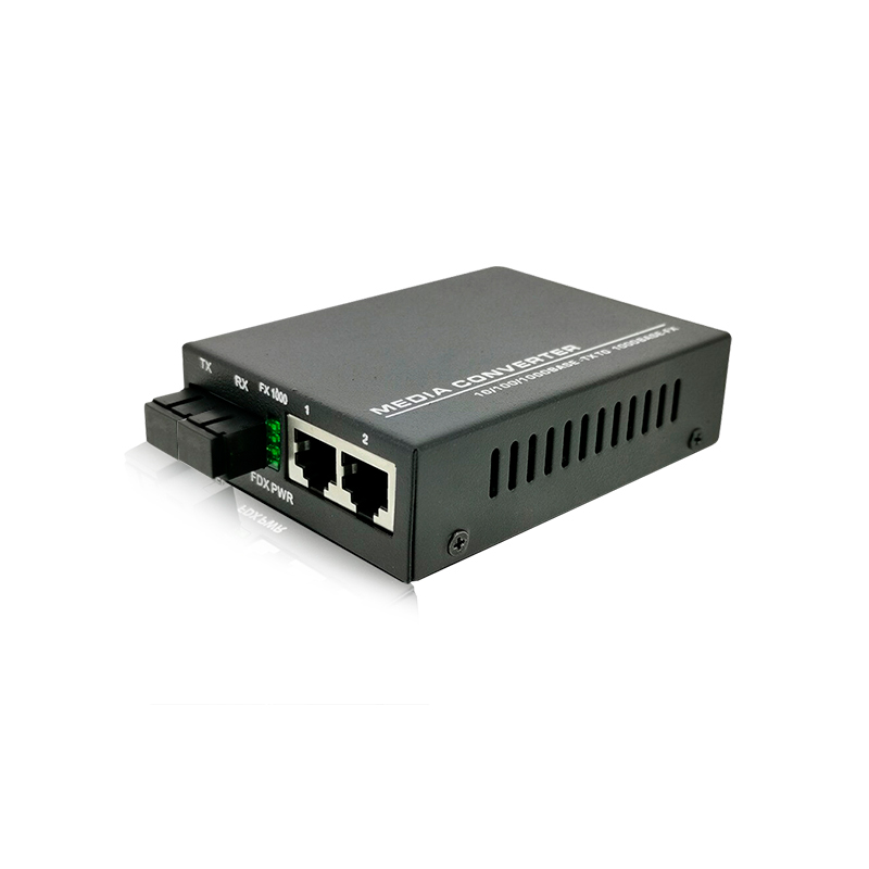 Media Converter 2x Ethernet RJ45 - 2x SC Tx/Rx<br>Gigabit 2FO Singlemodo 25km
