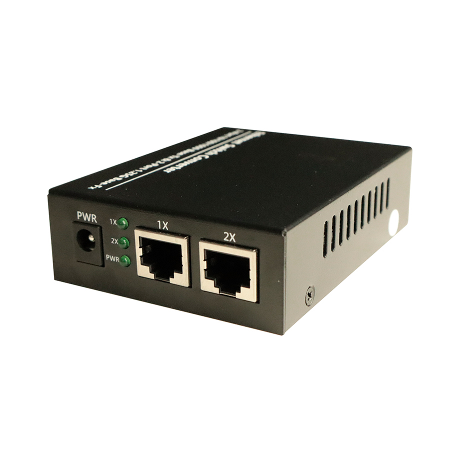 Media Converter 2x Ethernet RJ45 - 2x FO SFP<br>Gigabit Singlemodo