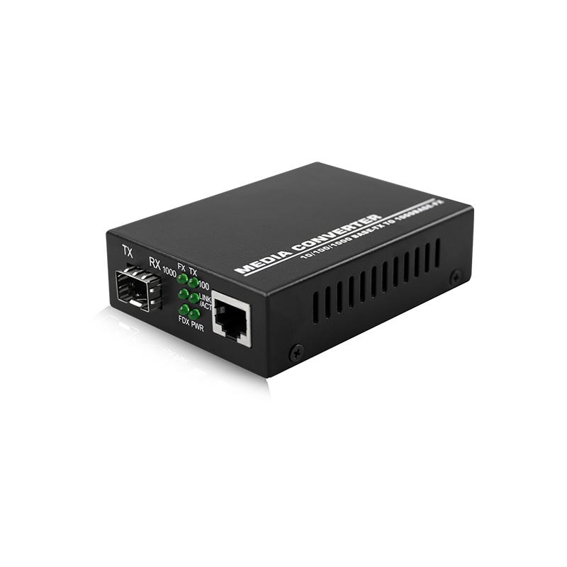 Media Converter 1x Ethernet RJ45 - 1x FO SFP<br>Gigabit Singlemodo