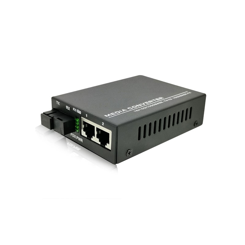 Media Converter BiDi 2x Ethernet RJ45 - 1x FO SC<br>Gigabit 1FO Tx 1550/1310nm Singlemodo 25km