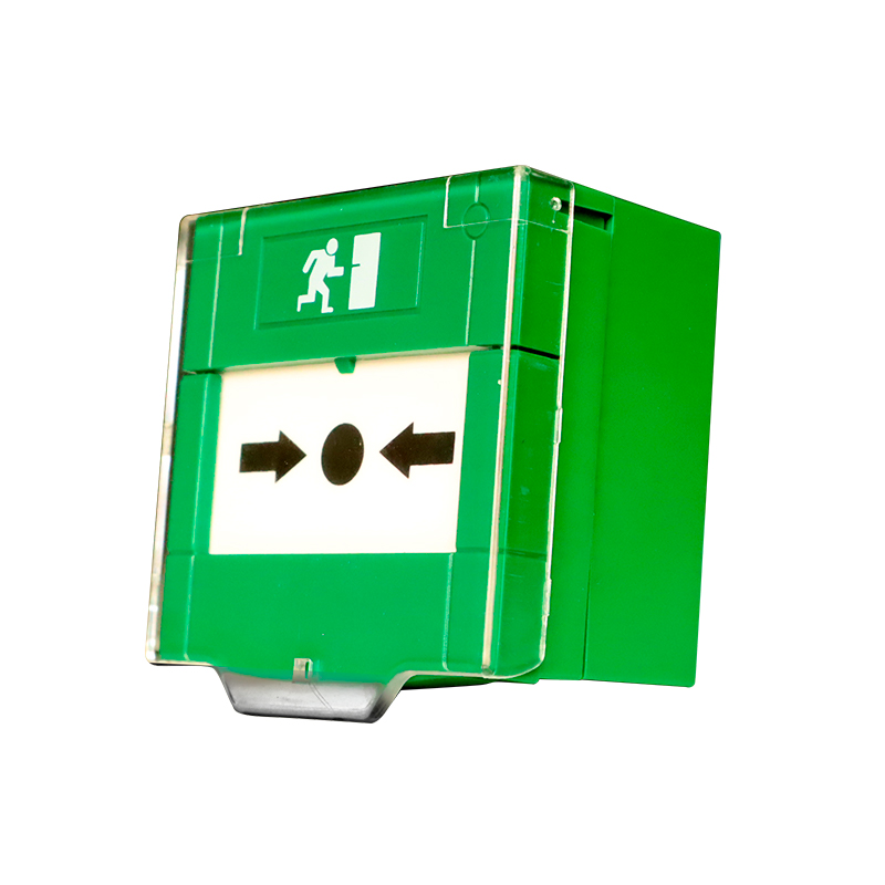 Botoneira de Emergência Controlo de Acessos Rearmável (Verde)