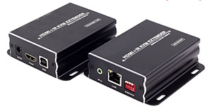 KVM HDMI + USB sobre Cabo UTP One-to-Many 120 Metros