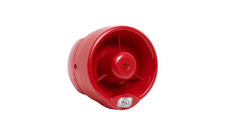 Reach Open-Area Sounder VAD Cat. W – Red Body (White Flash, W-2.5-7)