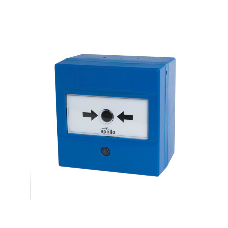 Botoneira manual analógica com caixa e isolador XP95 IP44 azul