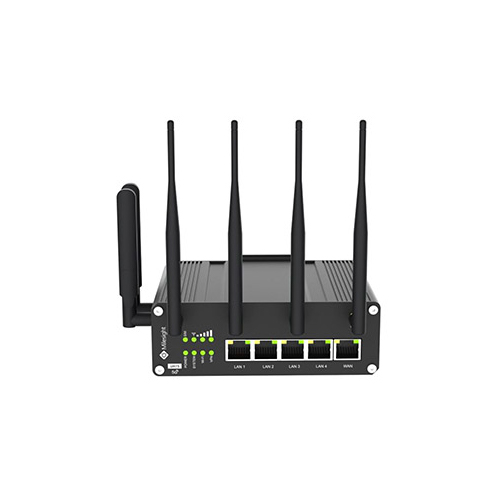 Router Industrial 4G LTE Cat4/3G Pro Wi-Fi, GPS, PoE<br>IP30 Grau Industrial (-40º a +70º)